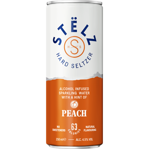 STELZ HARD PEACH BLIK - 12X 25 CL